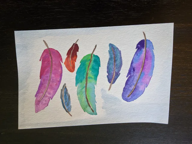 Feathers – Watercolor Wednesday